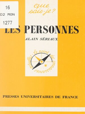 cover image of Les personnes